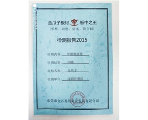 2015年检测报告